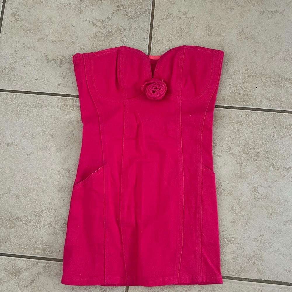 NEVER WORN Nova Pink Mini Dress - Picture 3 of 6